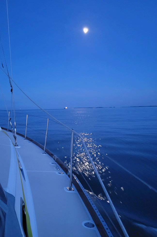 Moon on water